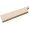 Ekena Millwork 2in. W x 8in. H x 32in. L Yorktown Woodgrain TimberThane Rafter Tail, Primed Tan RFTUR02X08X32YORRCPR - alternate 2
